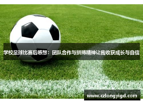 学校足球比赛后感想：团队合作与拼搏精神让我收获成长与自信